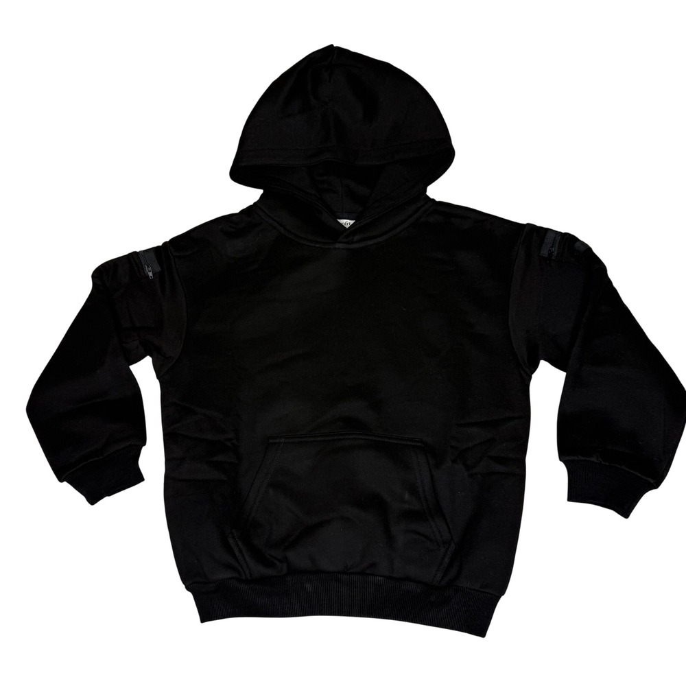 Comfrt Travel Essentials Kids Hoodie Obsidian Black Size S NWT